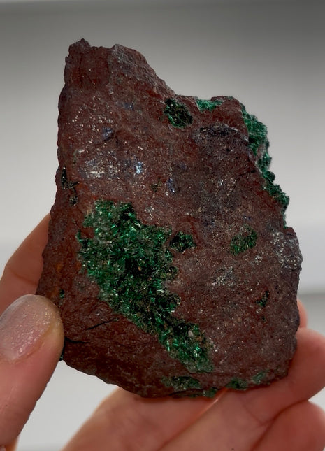 Rare ! Green Brochanthite Geode