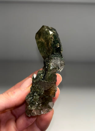 Rutile Green Chlorite Quartz - From Himachal Pradesh, Himalayas