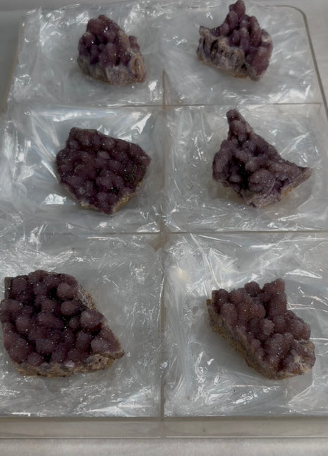 6 Pieces ! Bubblegum Amethyst Lot !