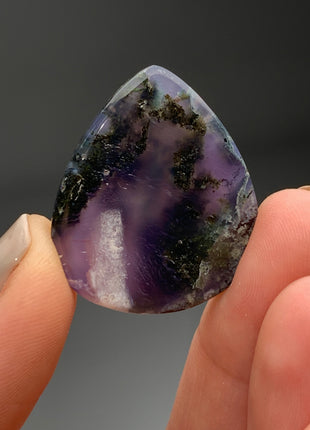 New Arrival ! Purple Moss Chalcedony