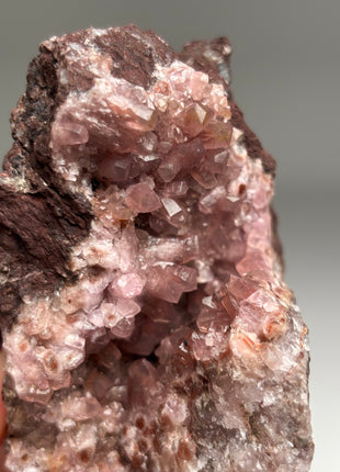 Pink Cobaltocalcite Geode - From Oumlil mine, Morocco