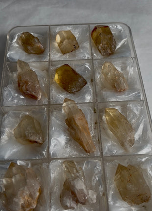 12 Pieces ! Kundalini Citrine Lot from Congo