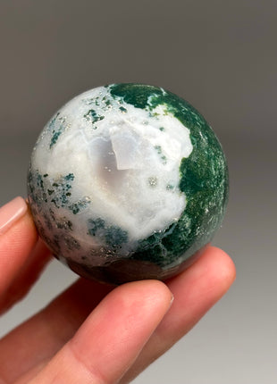 Green Moss Agate Sphere