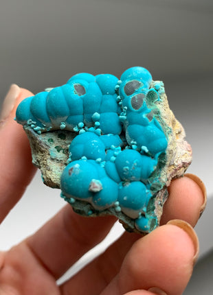 Bubbly Blue Chrysocolla - L’etoile du Congo mine