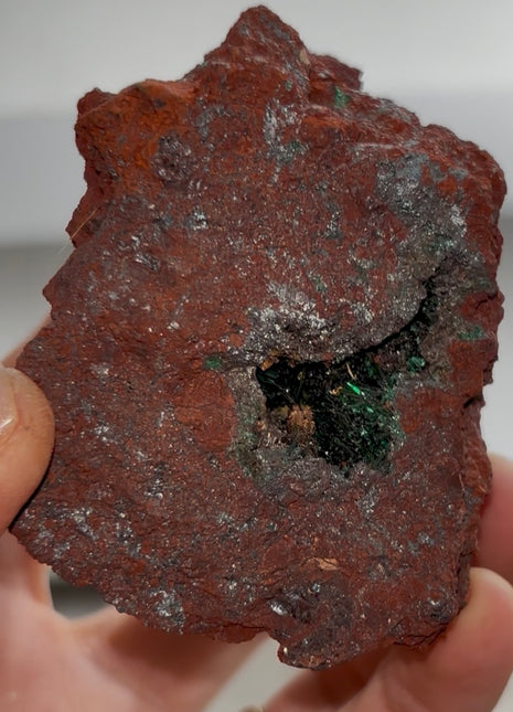 Rare ! Green Brochanthite Geode