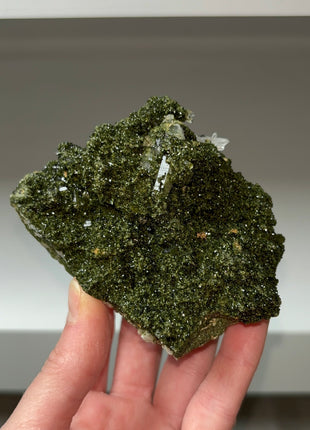 High Grade Forest Green Epidote with Quartz