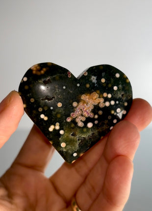 Orbicular Ocean Jasper Heart PM1039