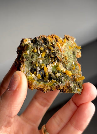 Wulfenite with Mimetite from Ojuela mine