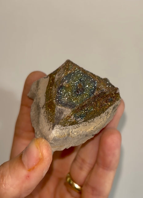 Spectropyrite Specimen from Volga River, Russia 🌈