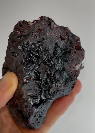Velvety Red Hematite with Metallic Specimen PM1087