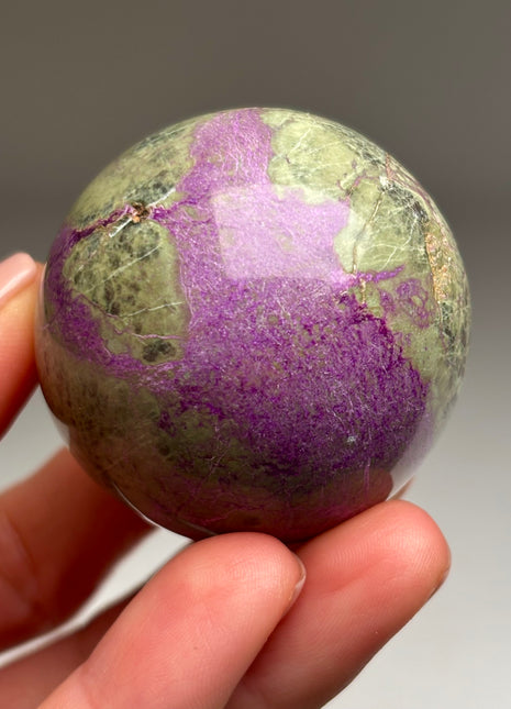 Purple Green Stichtite Sphere