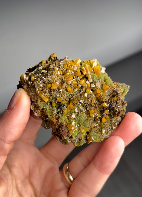 Wulfenite with Mimetite from Ojuela mine
