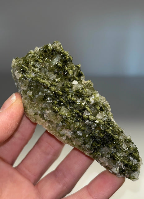 Forest Epidote with Quartz