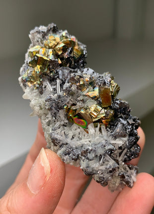 Very High Grade Pyrite, Sphalerite with Quartz