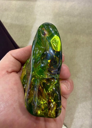 2 x Green Amber from Baltic Sea Listing for Nikki