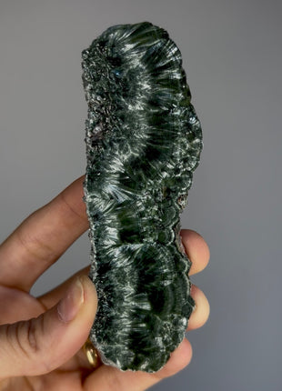 High Grade Chatoyant Green Seraphinite