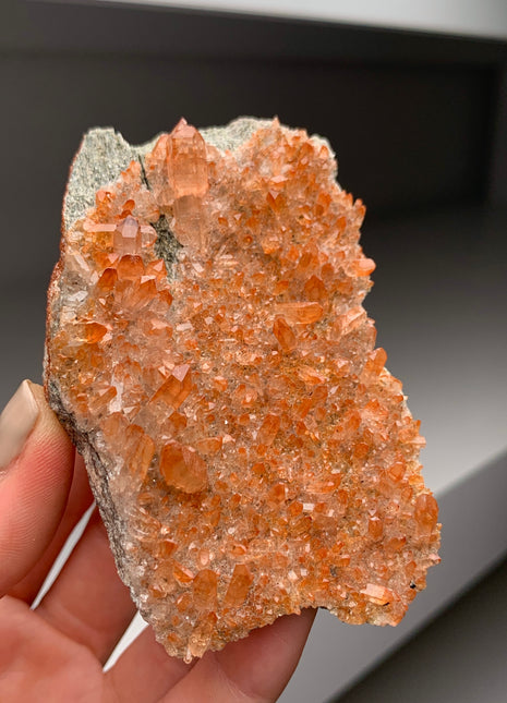 Gemmy Orange Quartz from Saxrönningen, Sweden 🇸🇪