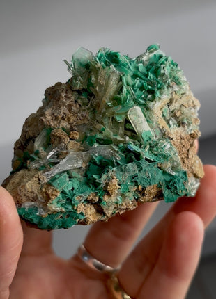 Green Malachite Included Barite PM1380
