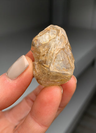 Window Quartz Crystals with Clay Inclusions Lot - 12 Pieces !