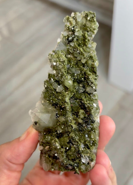 Very High Grade Forest Epidote with Quartz PM1255