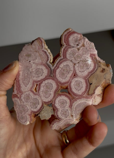 Pink Orbicular Rhodocrosite - From Argentina