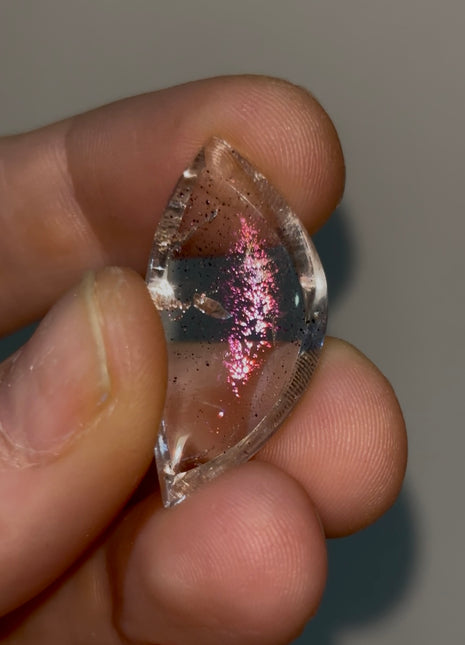 Firey Pink 💖 Covellite in Quartz