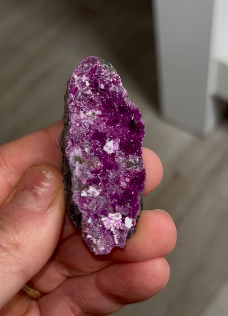 Purple Red Kammererite Specimen