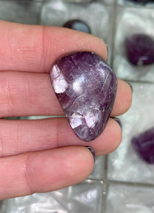 High Grade Flashy Lepidolite Lot - 12 Pieces !