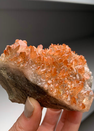 Gemmy Orange Quartz from Saxrönningen, Sweden 🇸🇪