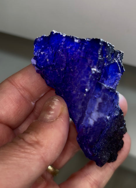 Blurple Fluorite from Muzquiz, Mexico