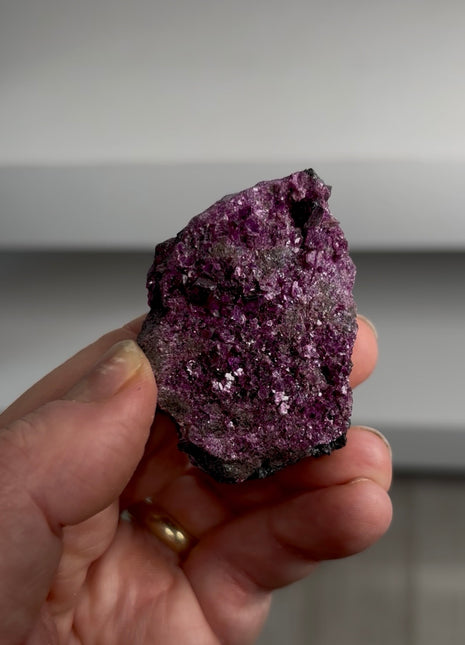 Purple Red Kammererite Specimen