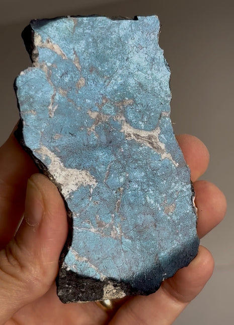 Very High Grade Metallic Blue Covellite PM0721