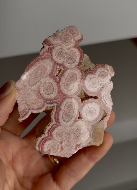 Pink Orbicular Rhodocrosite - From Argentina