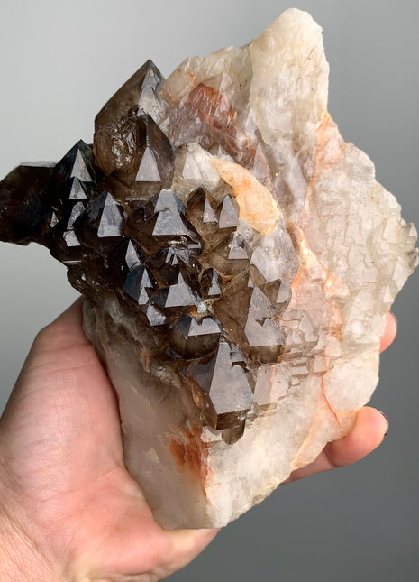 Stunning ! Elestial Smoky Quartz - From Namibia