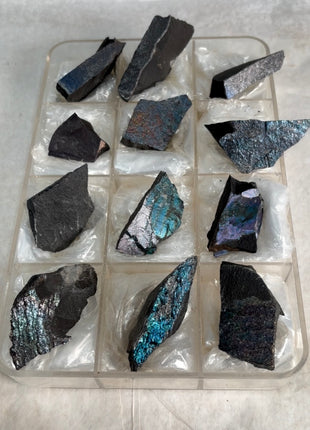 Rare ! Bornite Specimens Lot 🌈 - 12 Pieces