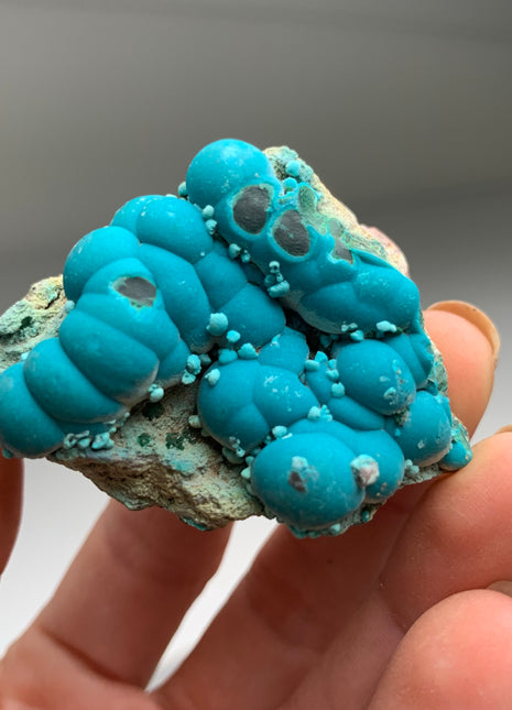 Bubbly Blue Chrysocolla - L’etoile du Congo mine