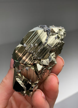 Very Lustrous Pyrite ! From Huanzala, Peru