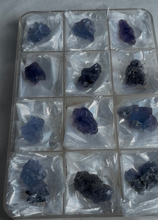12 Pieces ! Blue Fluorite Lot