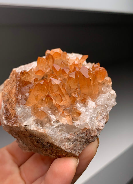 Gemmy Orange Quartz from Saxrönningen, Sweden 🇸🇪