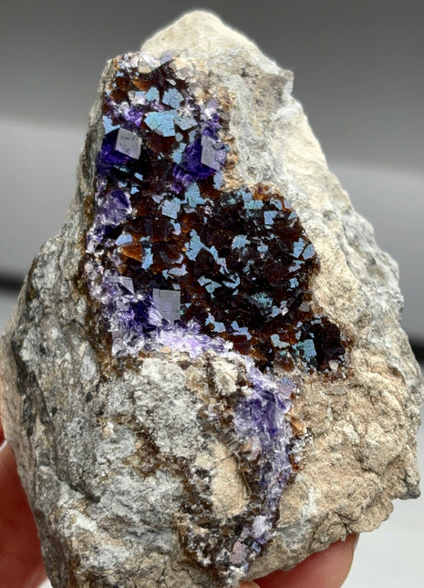 Bicolor Fluorite from New Jersey Collection # 395
