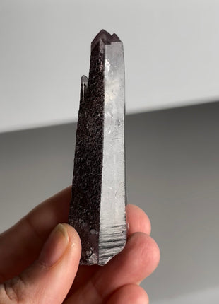 New ! Glittery Hematite Lithium Phantom Quartz