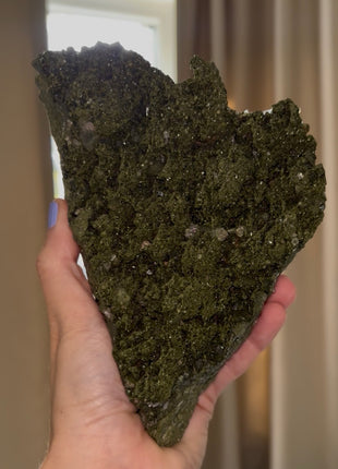 High Grade Forest Green Epidote with Quartz