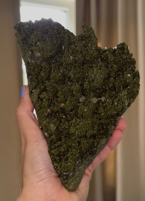 High Grade Forest Green Epidote with Quartz