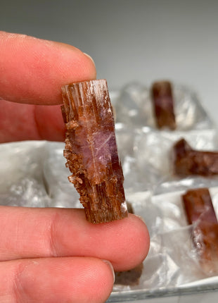 DT Lilac Aragonite Crystals Lot from Spain - 9 Pieces !