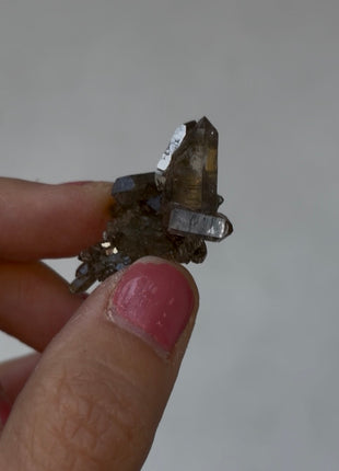 Chlorite Included Quartz - From Chamonix, French Alps