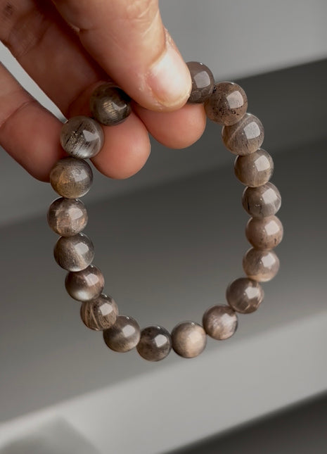 Peach Moonstone Bracelet