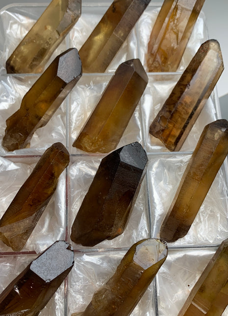 New Arrival ! Yellow Citrine Lot from Zambia - 12 Pieces