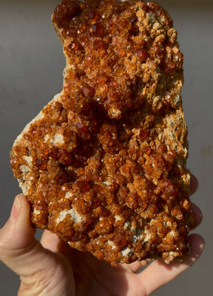 Wow ! Orange Spessartine Garnet Specimen