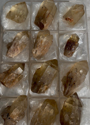 12 Pieces ! Kundalini Citrine Lot from Congo