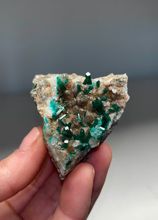 Green Dioptase on Matrix